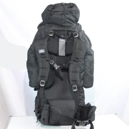 Ex-Sample Highlander Forces 88 Litre Rucksack Black Military Bergen (3403)