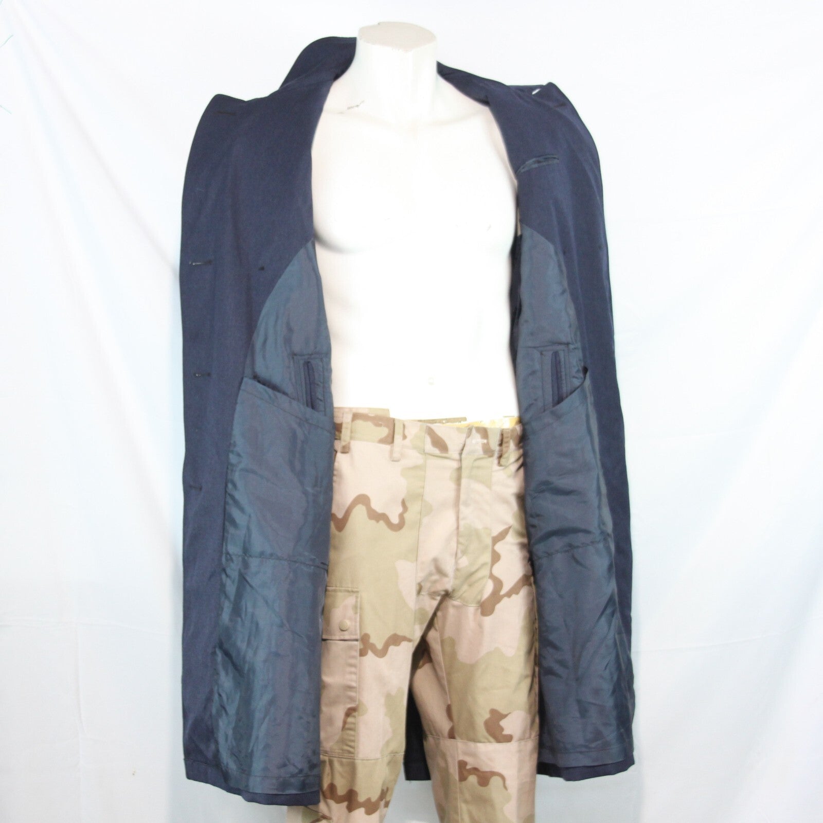Genuine Surplus British Royal Air Force RAF Raincoat All Ranks Blue 38" (3204)