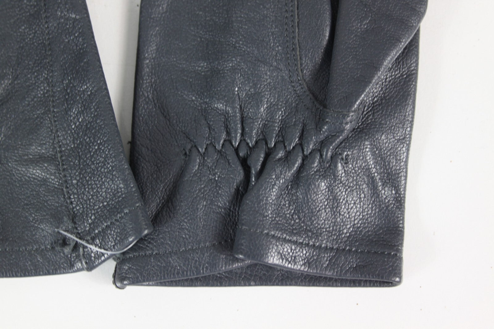 Genuine Surplus German Grey Leather Flight Gloves Aviation Military unlined
