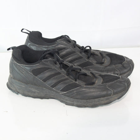 German Army Trainers Black Leather Fabric Genuine Surplus UK 12 (3870