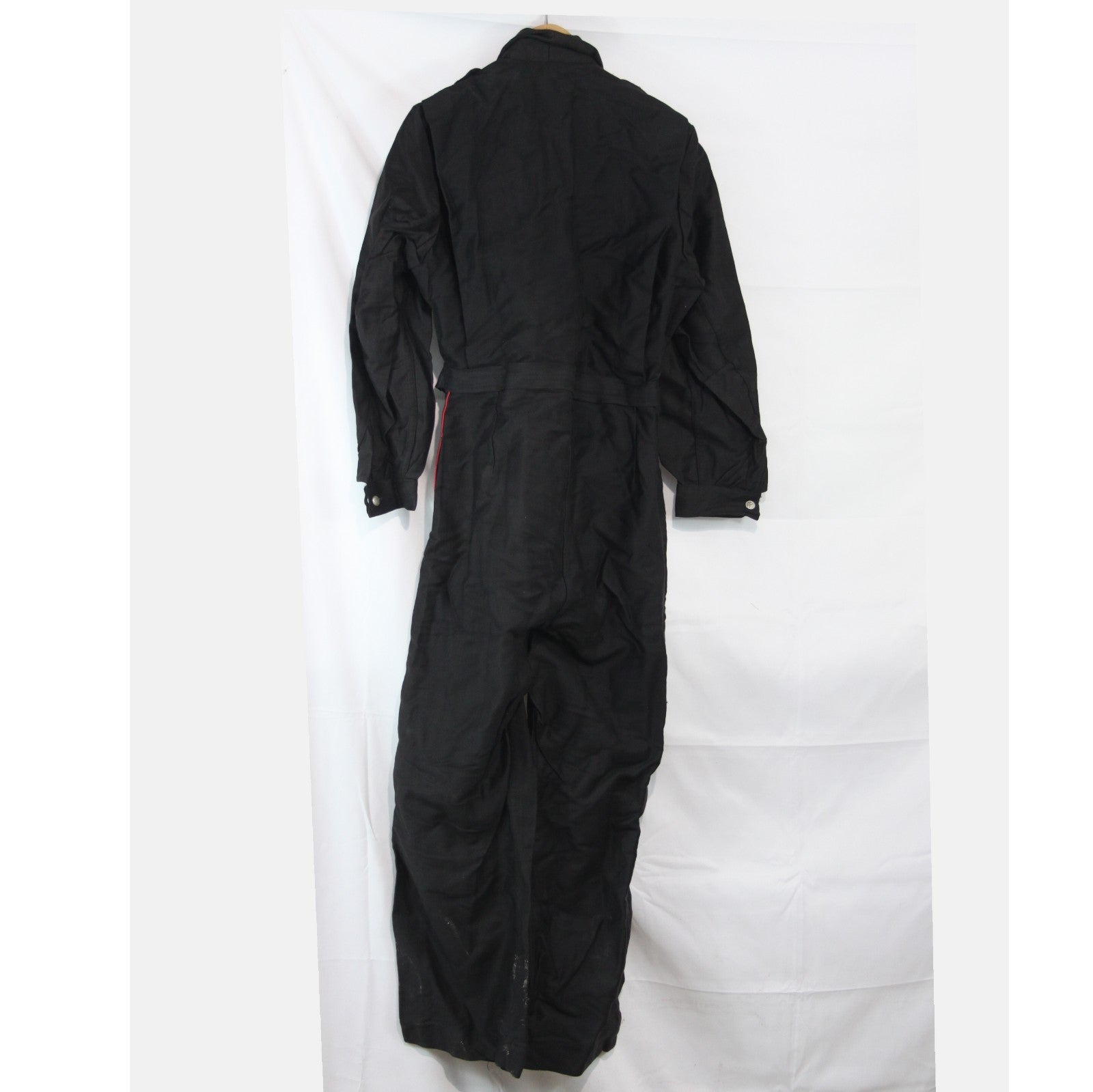 Vintage Dutch Coverall Black 40-42" Chest Genuine Surplus Belted (4169)