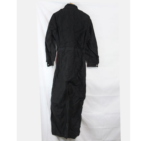 Vintage Dutch Coverall Black 40-42" Chest Genuine Surplus Belted (4169)