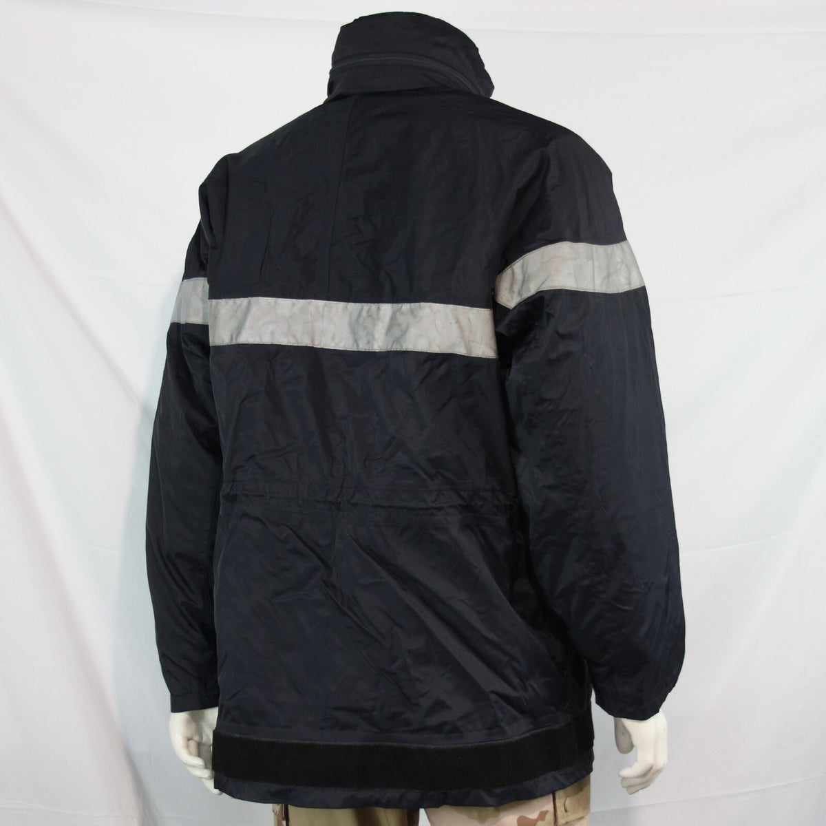 Genuine Surplus French Firefighters jacket Navy Water Resistant 46" (3219)