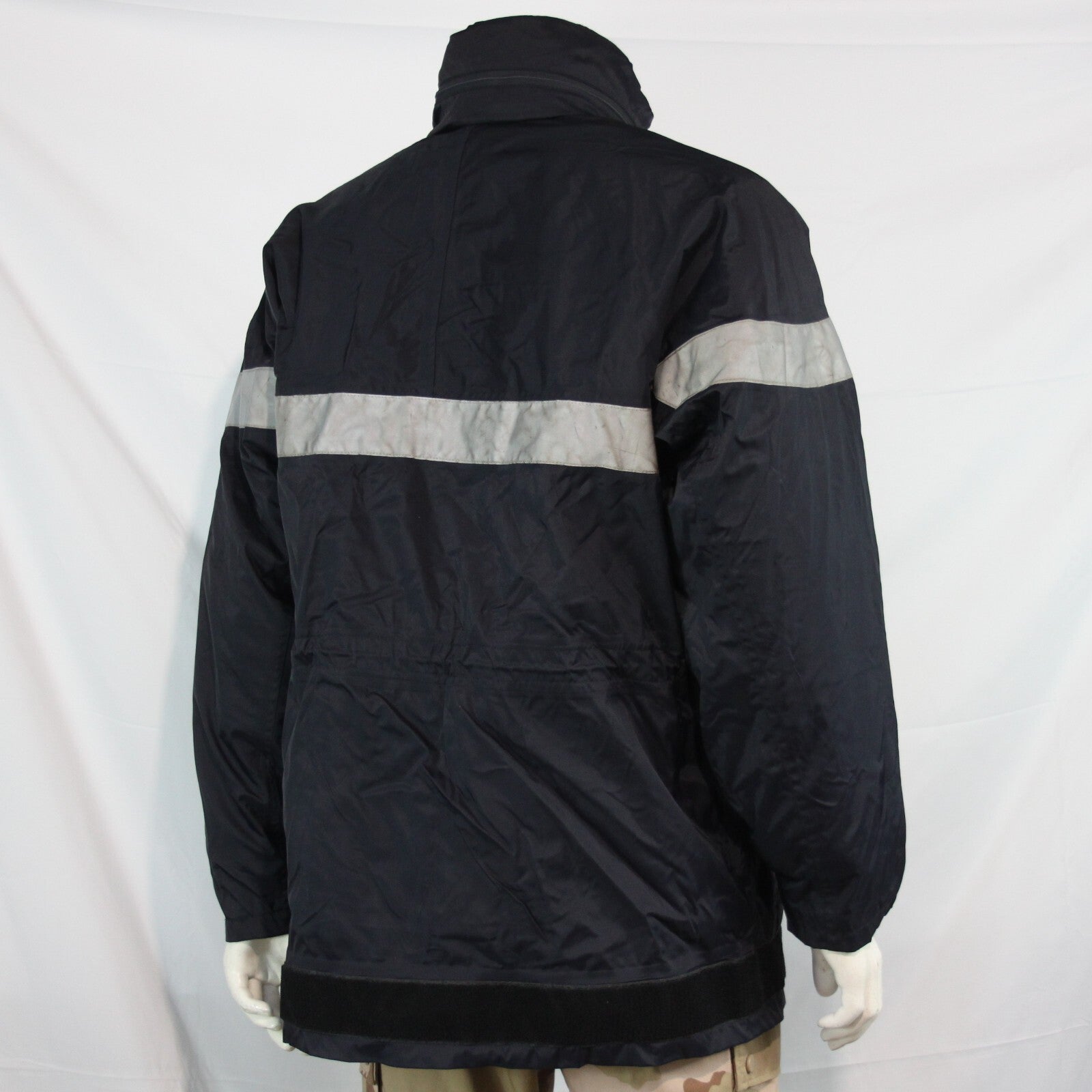 Genuine Surplus French Firefighters jacket Navy Water Resistant 46" (3219)