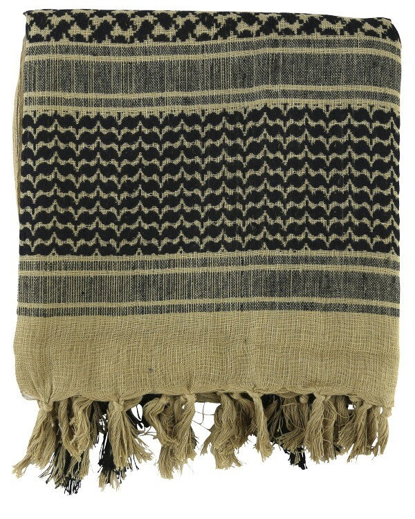 Cotton Shemagh Scarf Tassels Edges Woven Eastern Style Olive Red Whit