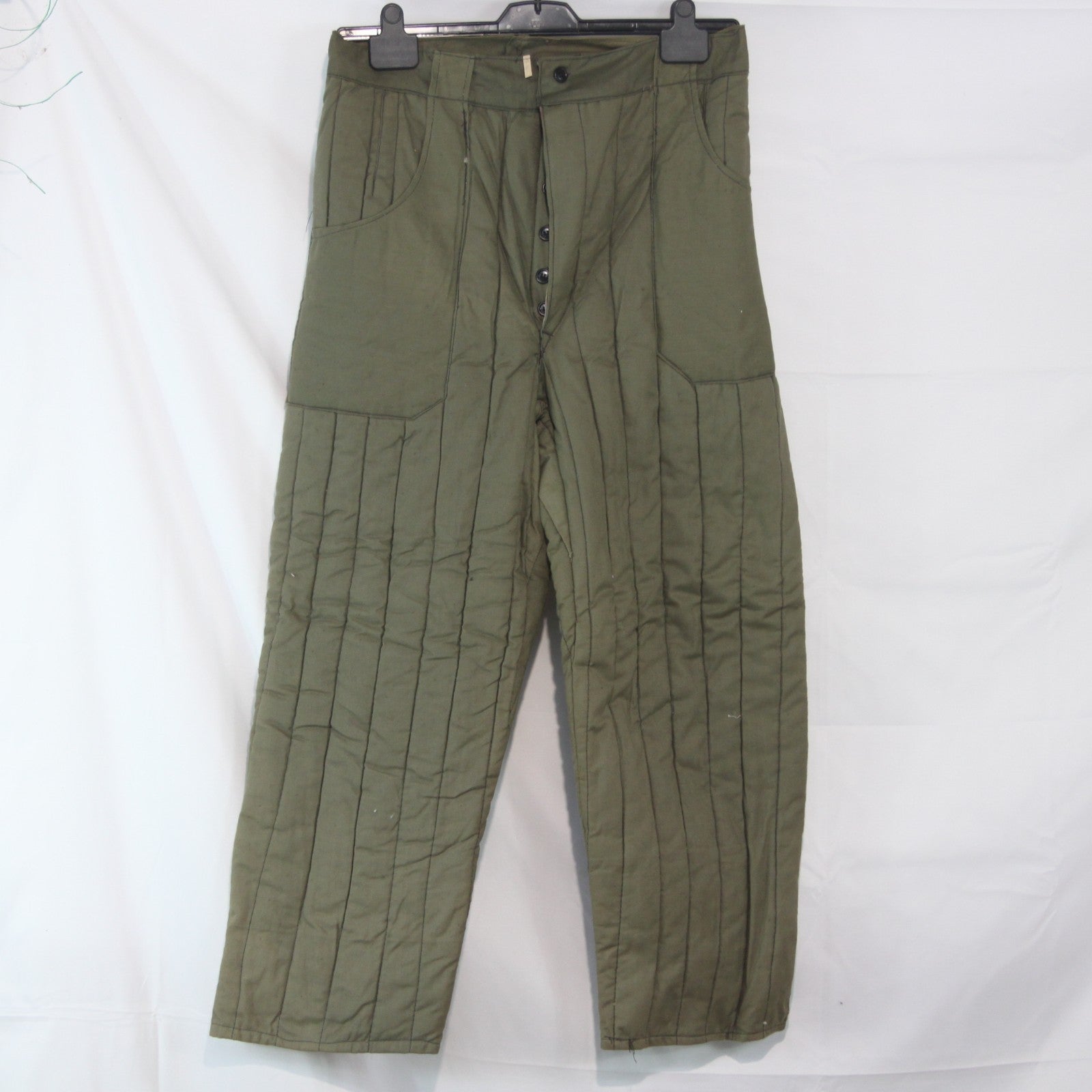 Vintage USSR Padded Winter Thermal Trousers Genuine Surplus 30-32" Waist (3848)