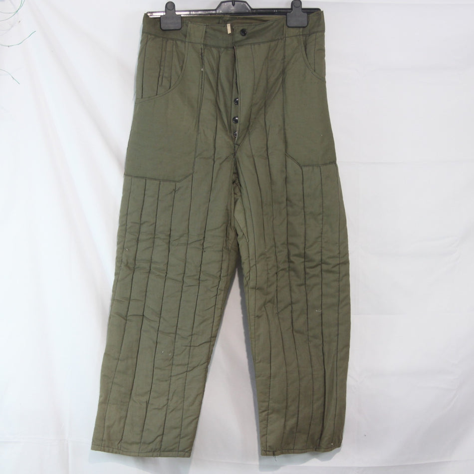 Vintage USSR Padded Winter Thermal Trousers Genuine Surplus 30-32" Waist (3848)