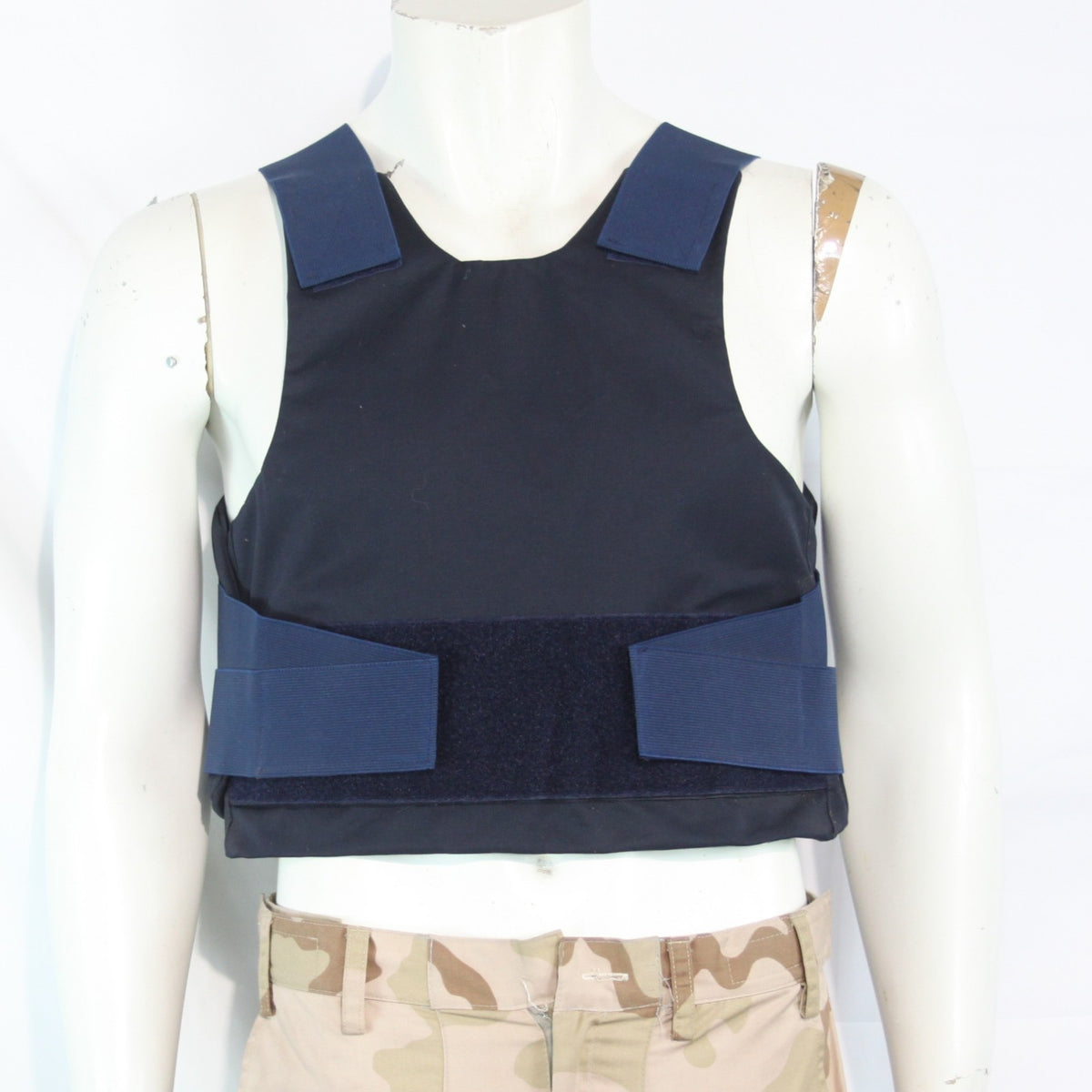 French Military Civilian Body Armour Cover Vest Blue Genuine Surplus M 3976