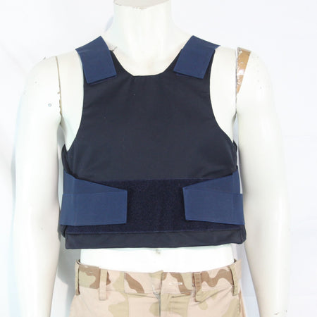 French Military Civilian Body Armour Cover Vest Blue Genuine Surplus M 3976