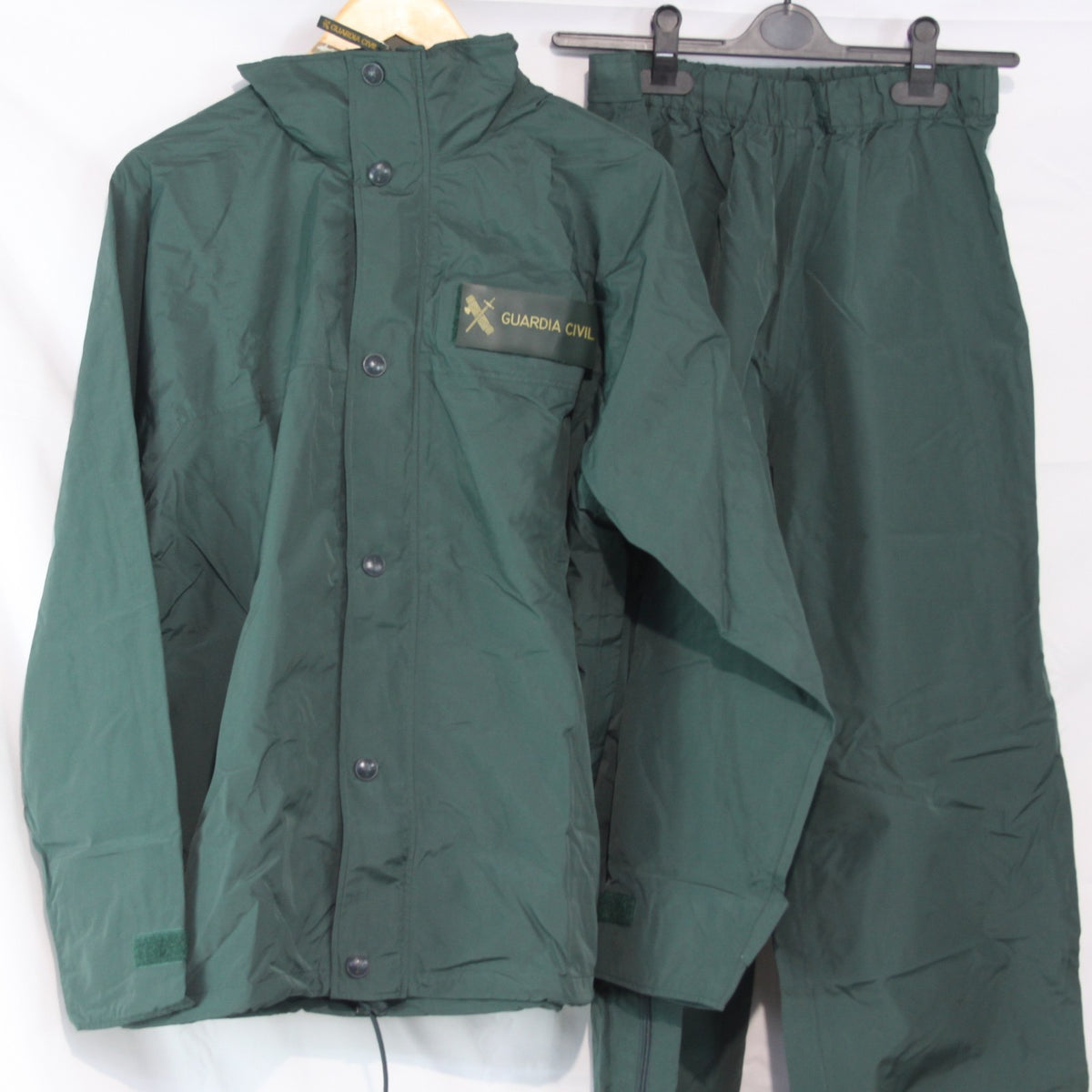 Spanish Civil Guard Waterproof Lightweight Suit Jacket Trousers Rain Medium 3853