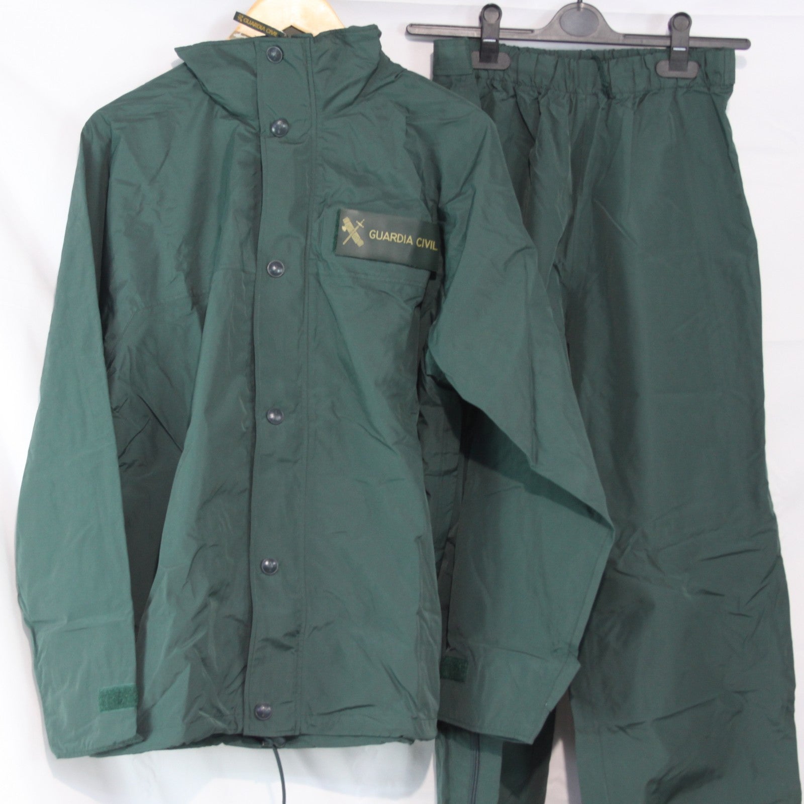 Spanish Civil Guard Waterproof Lightweight Suit Jacket Trousers Rain Medium 3853
