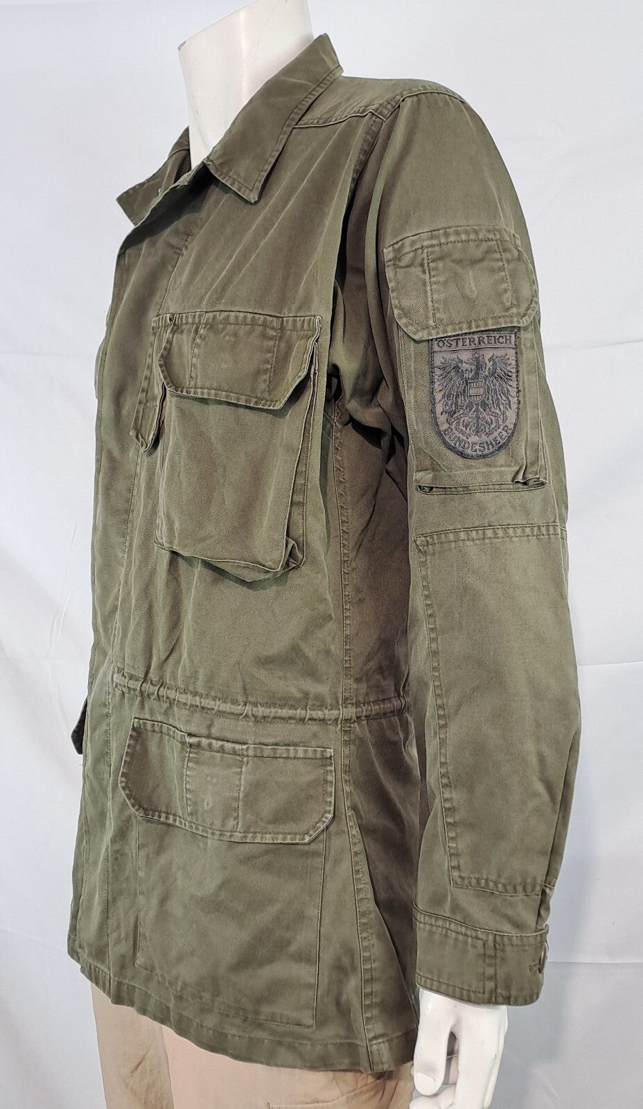 Genuine Surplus  Austrian Army M65 Style Lightweight Jacket Unlined 36-38" (1823