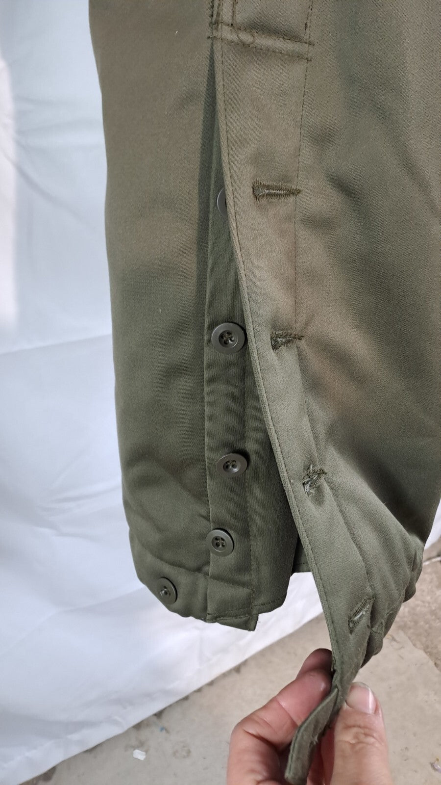 Genuine Surplus Austrian Army Quilted Winter trousers Thermal Olive Green (2779)