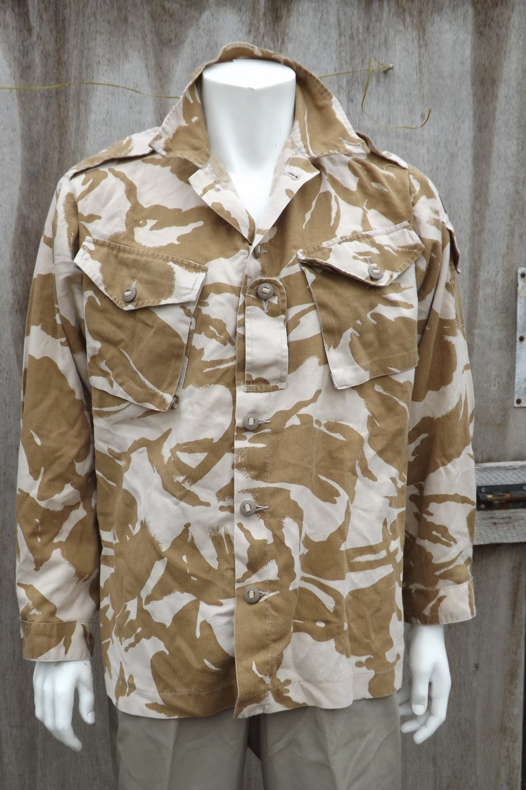 Genuine Surplus British Desert S95 Shirt Camouflage Sand Lightweight