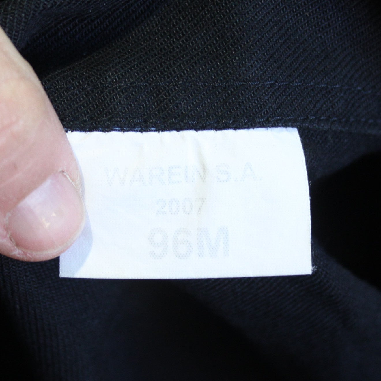 French Army AFV Tanksuit Black Coverall heavyweight Genuine Surplus 38-40"(4174)