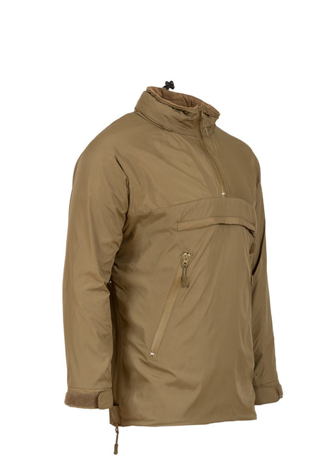 Highlander Halo Smock Lightweight Fleece Lined Pullover Jacket Black Olive Army