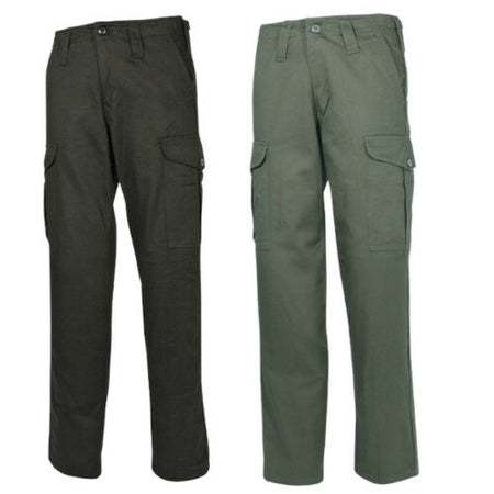 Mens OG Heavyweight Combat Trousers Workwear Black olive green 100% Cotton