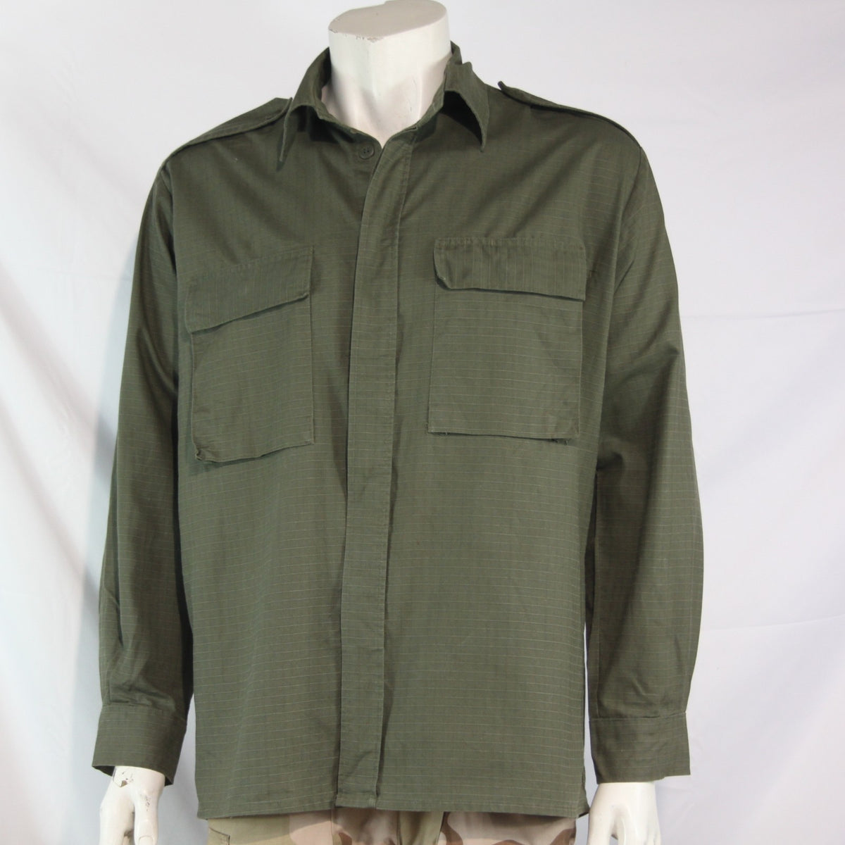 Croatian Army Shirt Genuine Surplus Ripstop Olive Green  Military (4103)