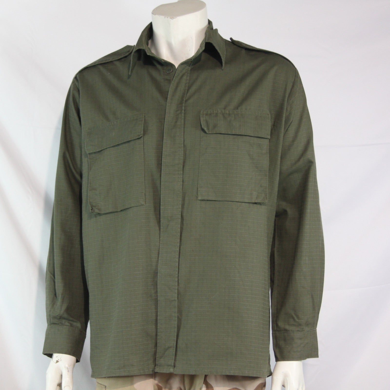 Croatian Army Shirt Genuine Surplus Ripstop Olive Green  Military (4103)