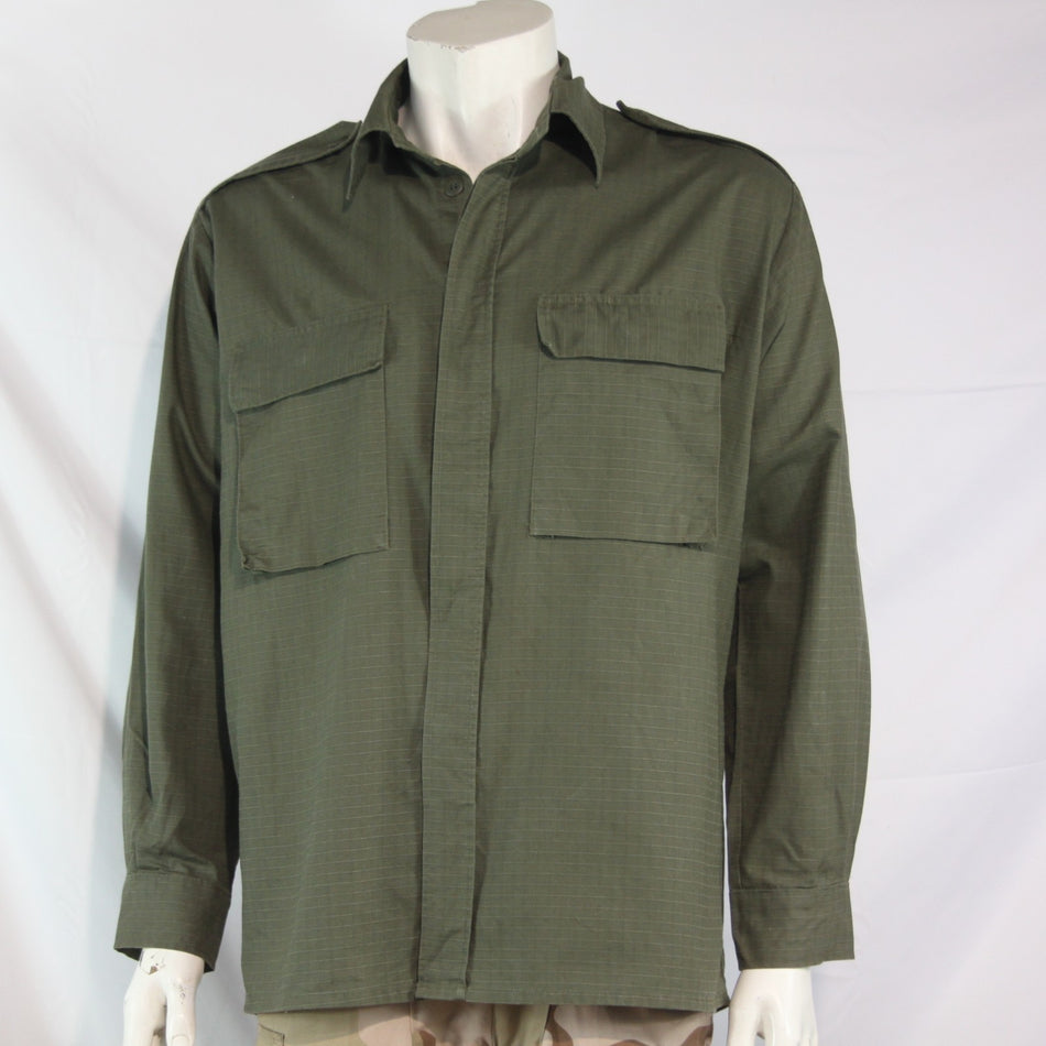 Croatian Army Shirt Genuine Surplus Ripstop Olive Green  Military (4103)
