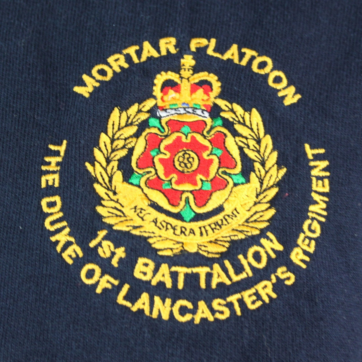 Genuine Surplus British Army Embroidered Sweatshirt Navy Blue Medium (3254)