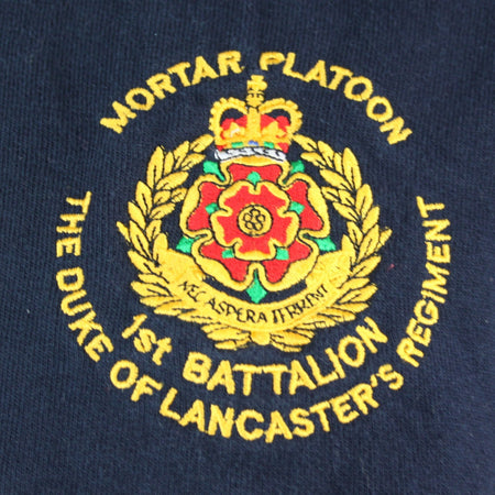 Genuine Surplus British Army Embroidered Sweatshirt Navy Blue Medium (3254)
