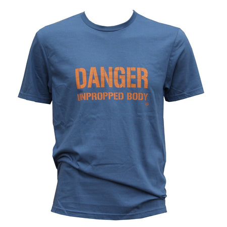 Warbird Print Danger Unpropped Body Blue Exclusive Printed T-Shirt Aviation