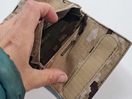 Genuine Surplus Spanish Military Helmet Pouch Woodland Desert Or Grey (2512)