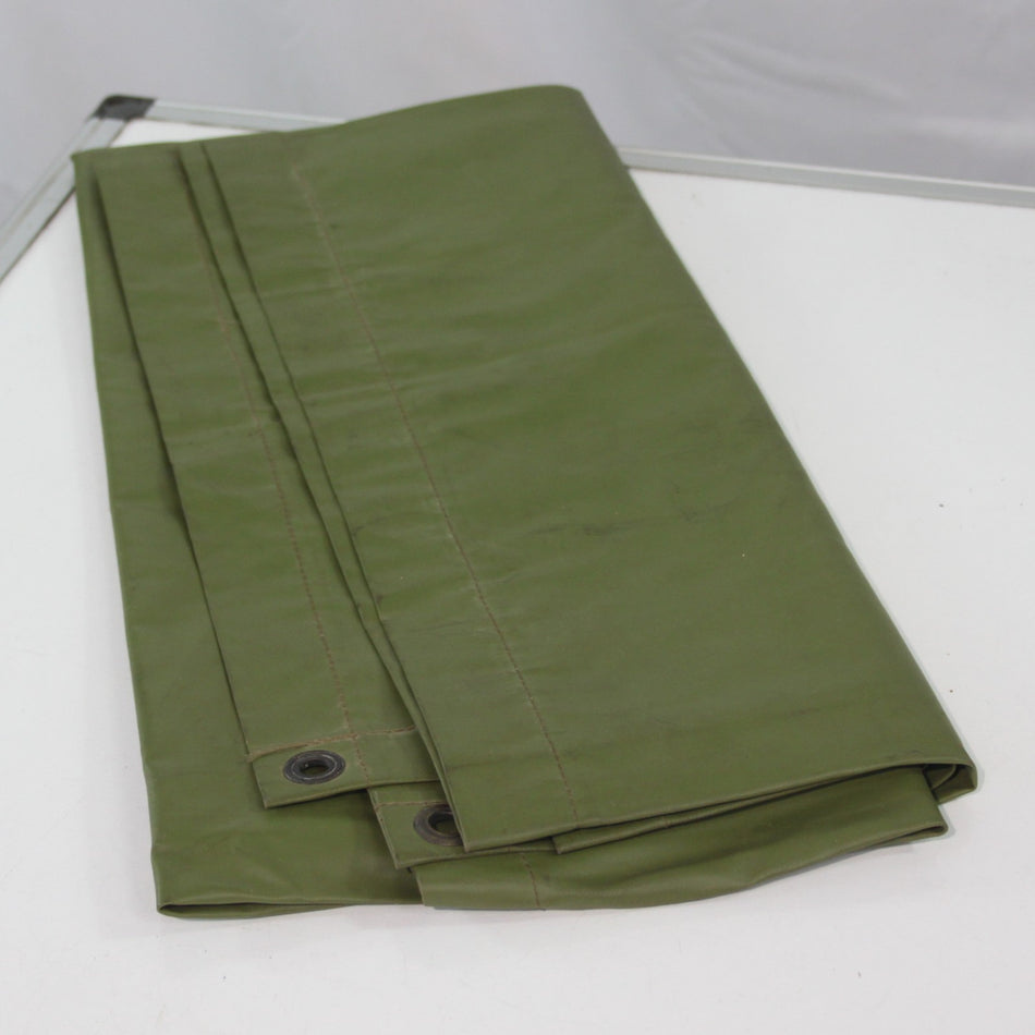 1960's Army Groundsheet Waterproof  Canvas Small Holes Genuine Surplus (4442)