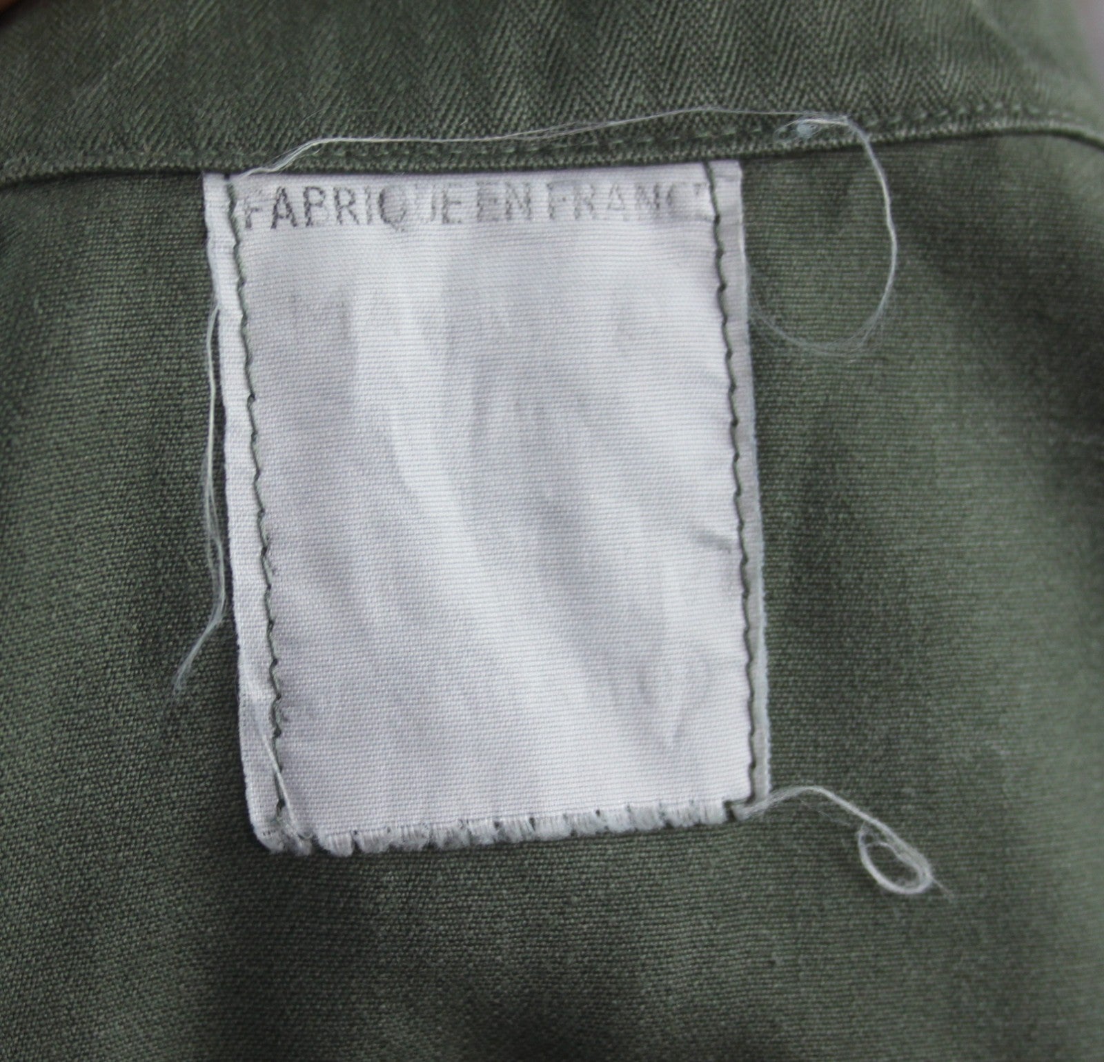 Genuine Surplus French Airforce Lightwight Cotton Canvas Jacket Olive 34" (1405)
