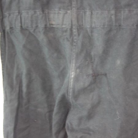 French Army AFV Tanksuit Black Coverall heavyweight Genuine Surplus 38-40"(4174)