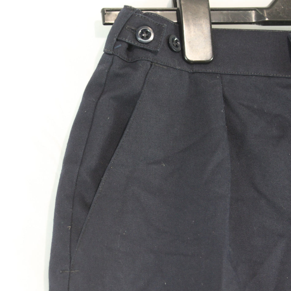 Genuine Surplus British Forces  Tri-Service PT Shorts Navy Pleat Front (4367)