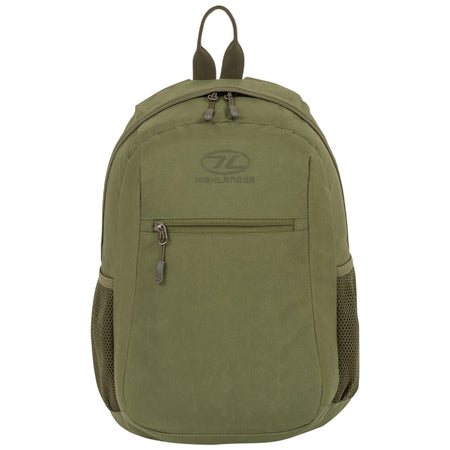 Highlander Dublin 15 Litre Small Rucksack Daysack Military Style Olive Black