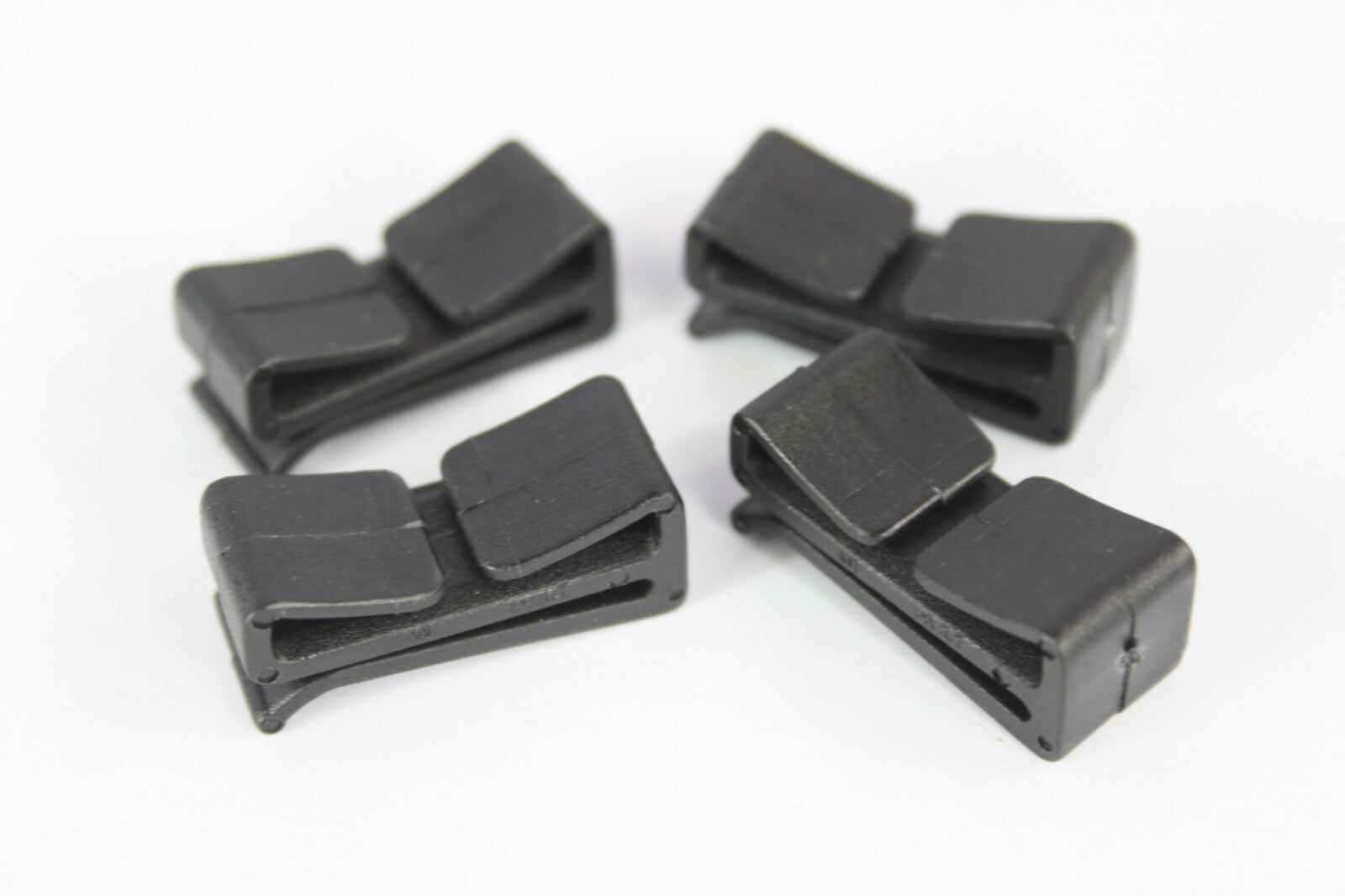 Webbing Loop Stays / Retainer Buckle Black Plastic Rucksac Replacement All Sizes