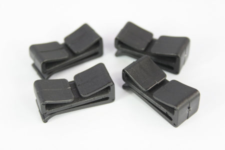 Webbing Loop Stays / Retainer Buckle Black Plastic Rucksac Replacement All Sizes