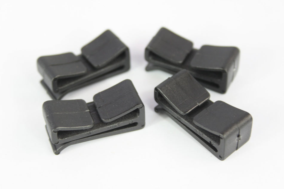 Webbing Loop Stays / Retainer Buckle Black Plastic Rucksac Replacement All Sizes