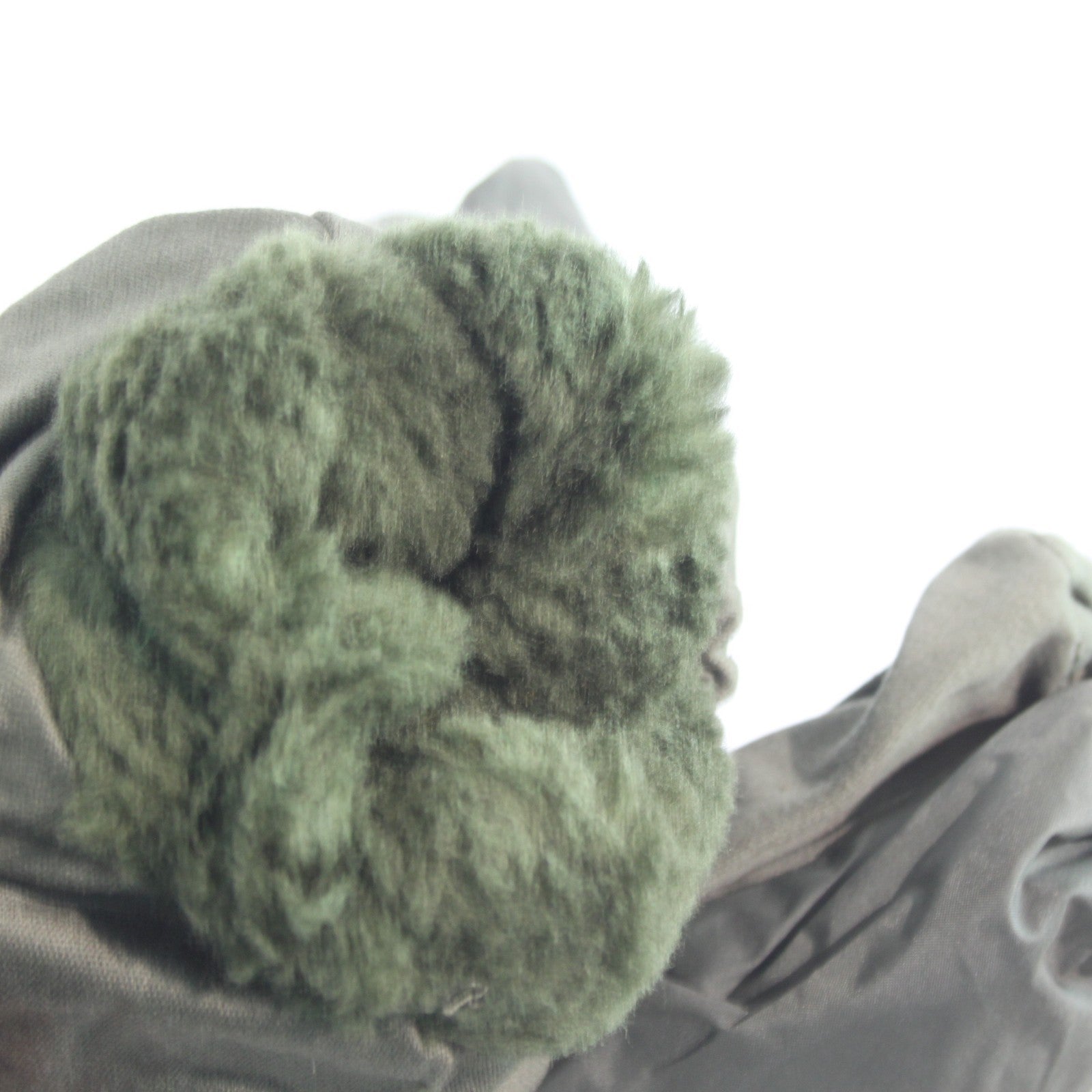 Vintage 1973 Mittens Army Issue Water resistant Faux Fur Lined Small UK8  (4406)