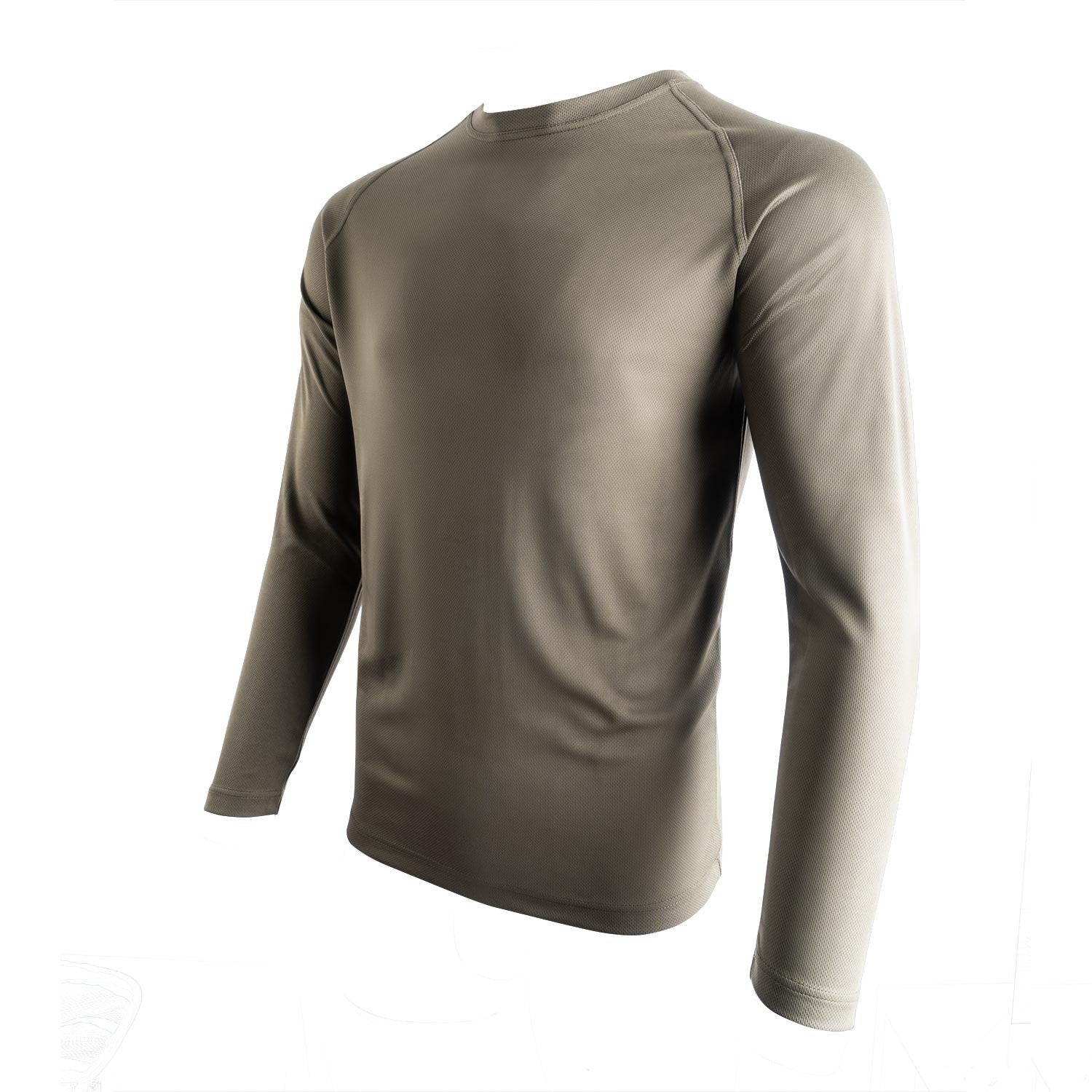 Army Style Quick Dry Wicking T-Shirt Green & Black Wicking Tee Long Sleeve