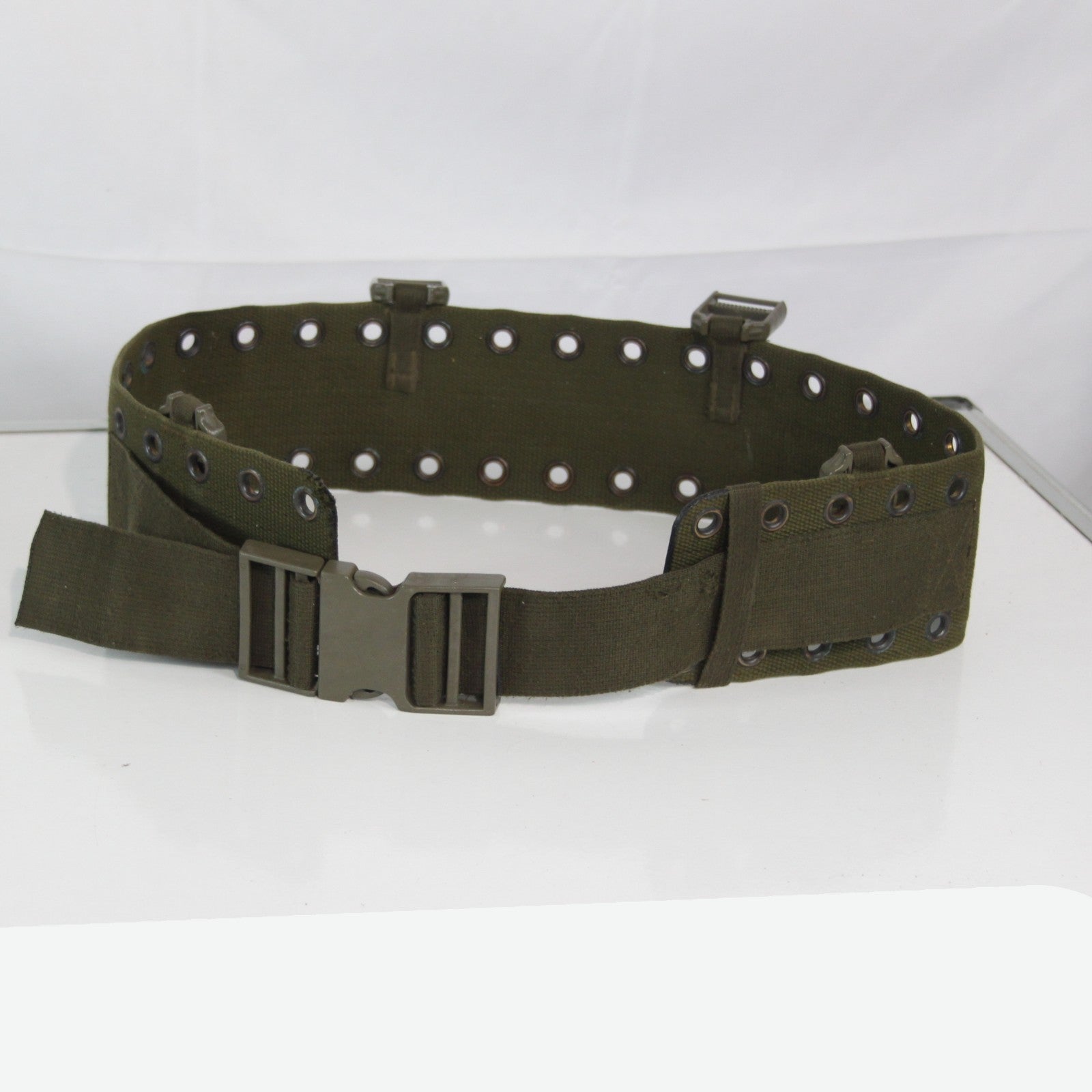 Genuine Surplus German Army Hip Belt Webbing Belt Olive 92mm Wide 34-38" (4091)