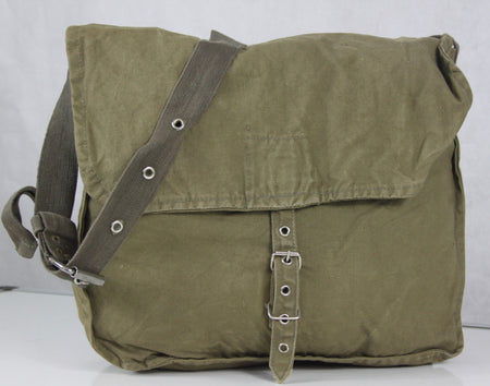 Genuine Surplus Bulgarian Army Side Bag Lightweight Canvas Eyelet Strap (3352