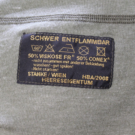 Genuine Surplus Austrian Army AFV Base Layer Vest Round Neck FR (3281)