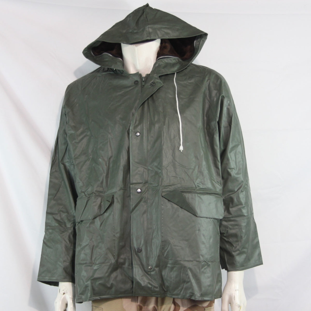 French Army Foul Weather jacket Waterproof Faux Fur Lined 40-42" (4310)