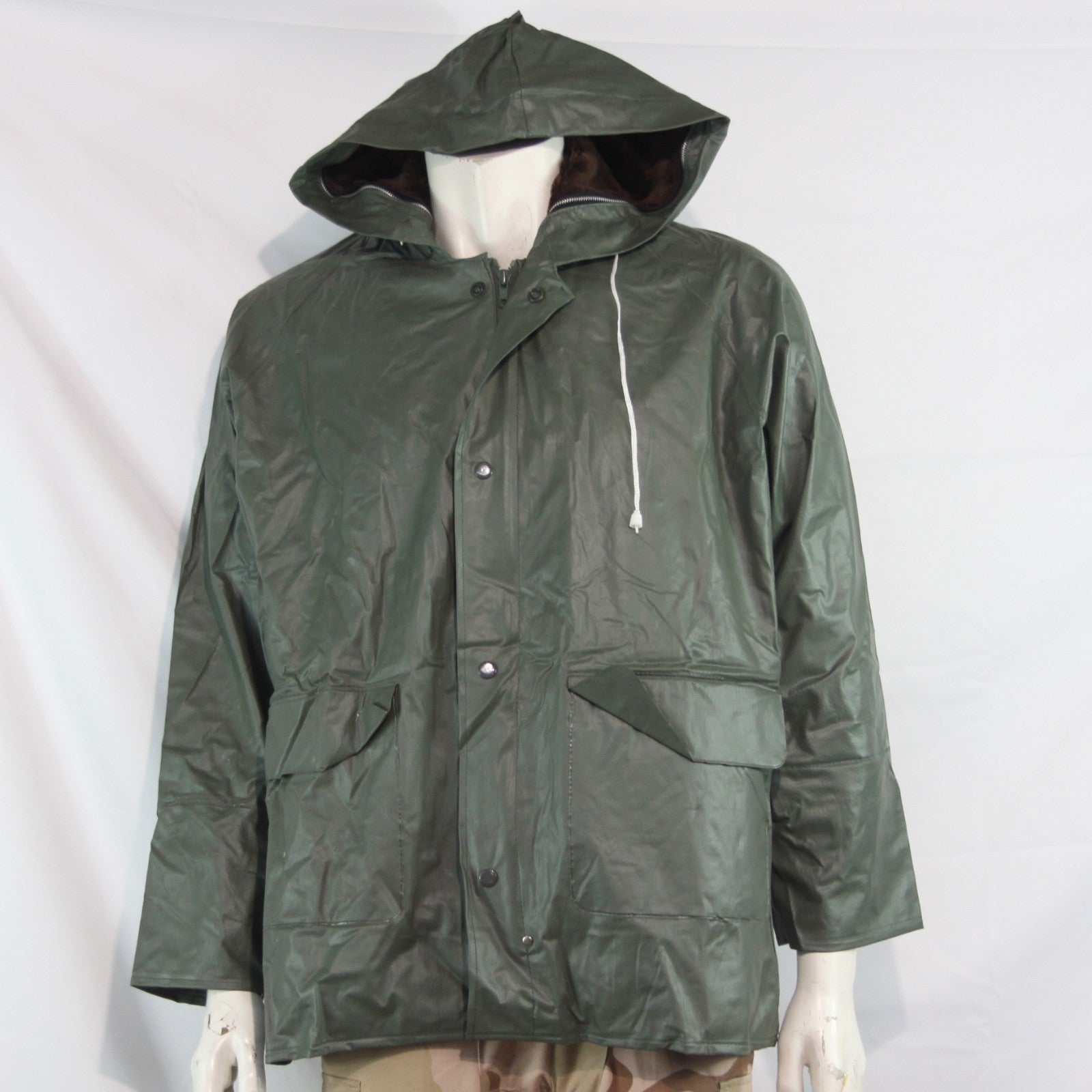 French Army Foul Weather jacket Waterproof Faux Fur Lined 40-42" (4310)