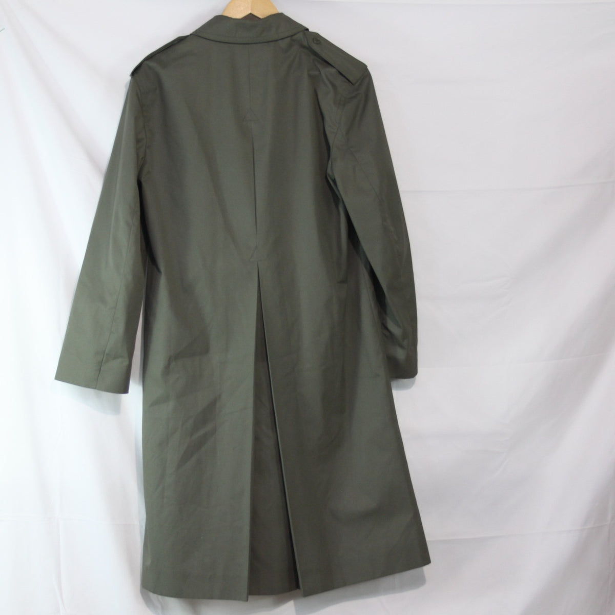 Mens French Army Raincoat Overcoat Genuine Surplus Khaki Grey 34" Chest (3514)