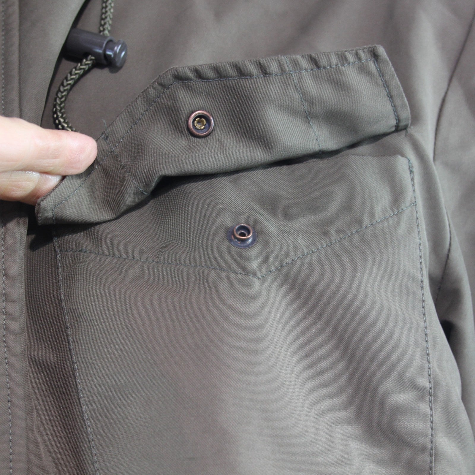 Gore-tex Austrian Army Jacket Parka Olive Repaired Grade2 40-42"  (4289)