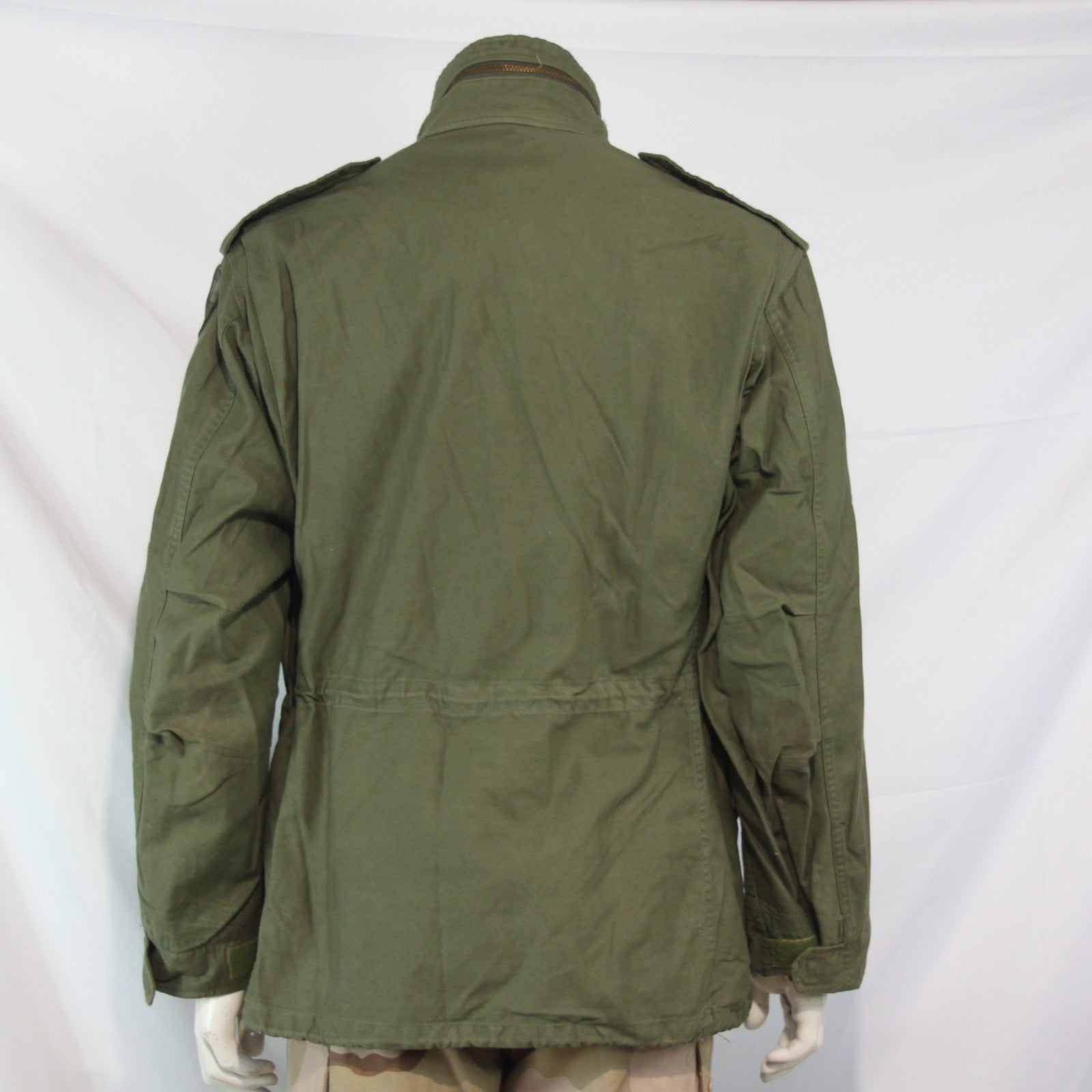 US M65 Genuine Surplus Army Jacket Olive Green Canvas Parka Medium 37-41" (3876)