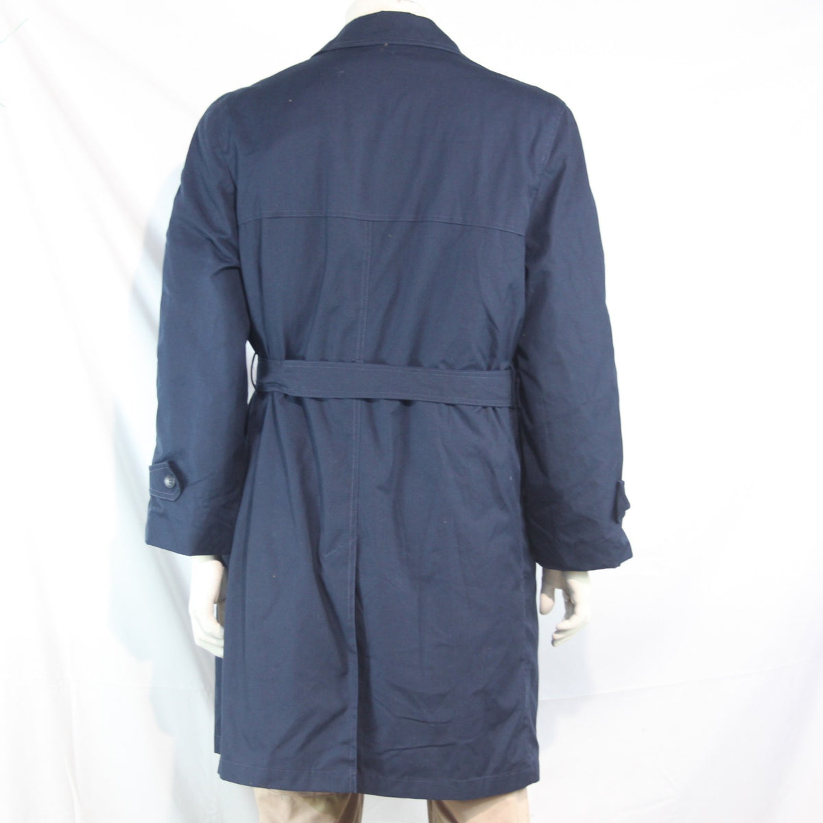 Genuine Surplus Bulgarian Army Faux Fur Lined Parka Canvas Military Navy (4028)