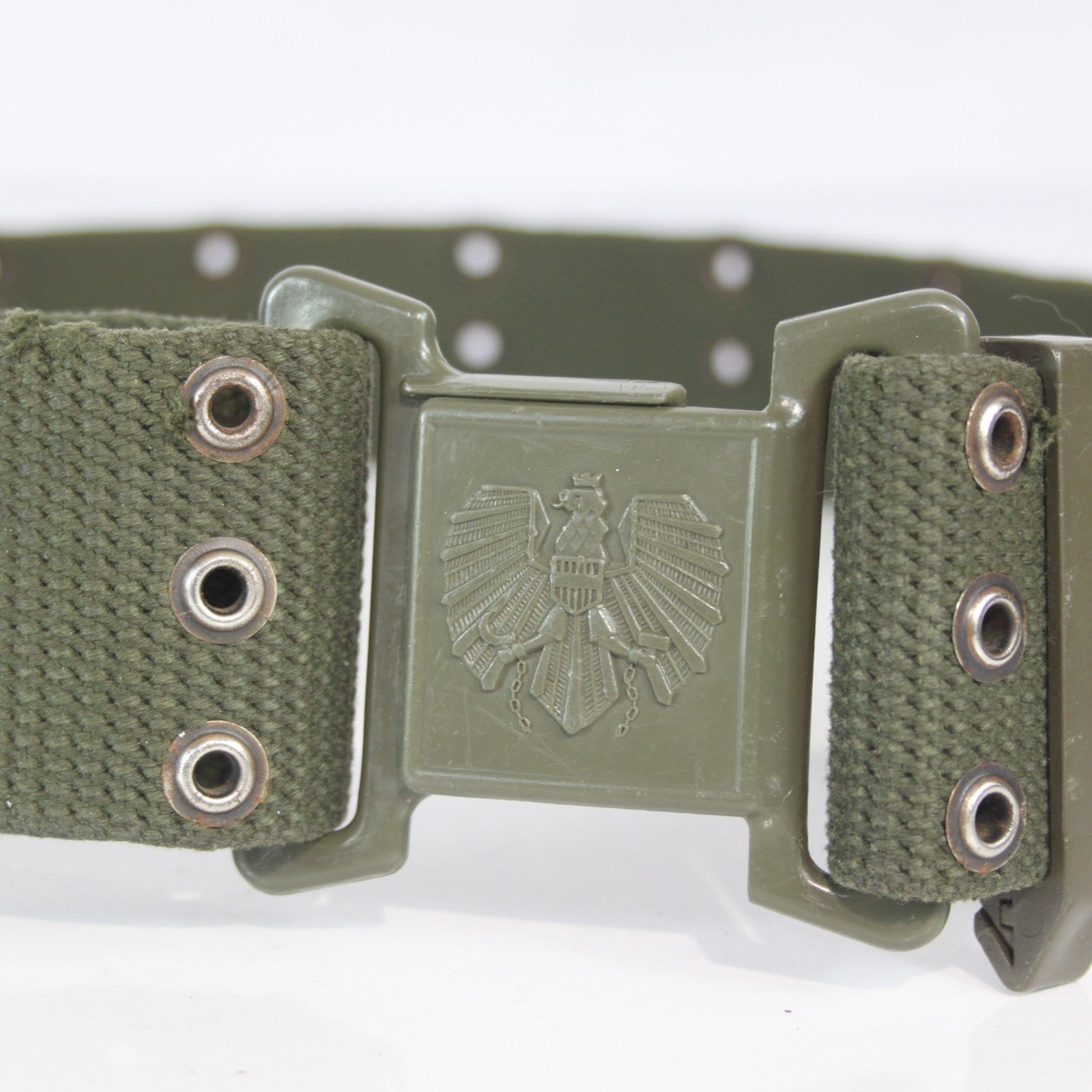 Genuine Surplus Austrian Army Webbing Belt Olive 56mm Wide(4087)
