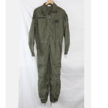 French Army AFV Coverall Olive Green Genuine Surplus 36" Chest Xshort (4170)