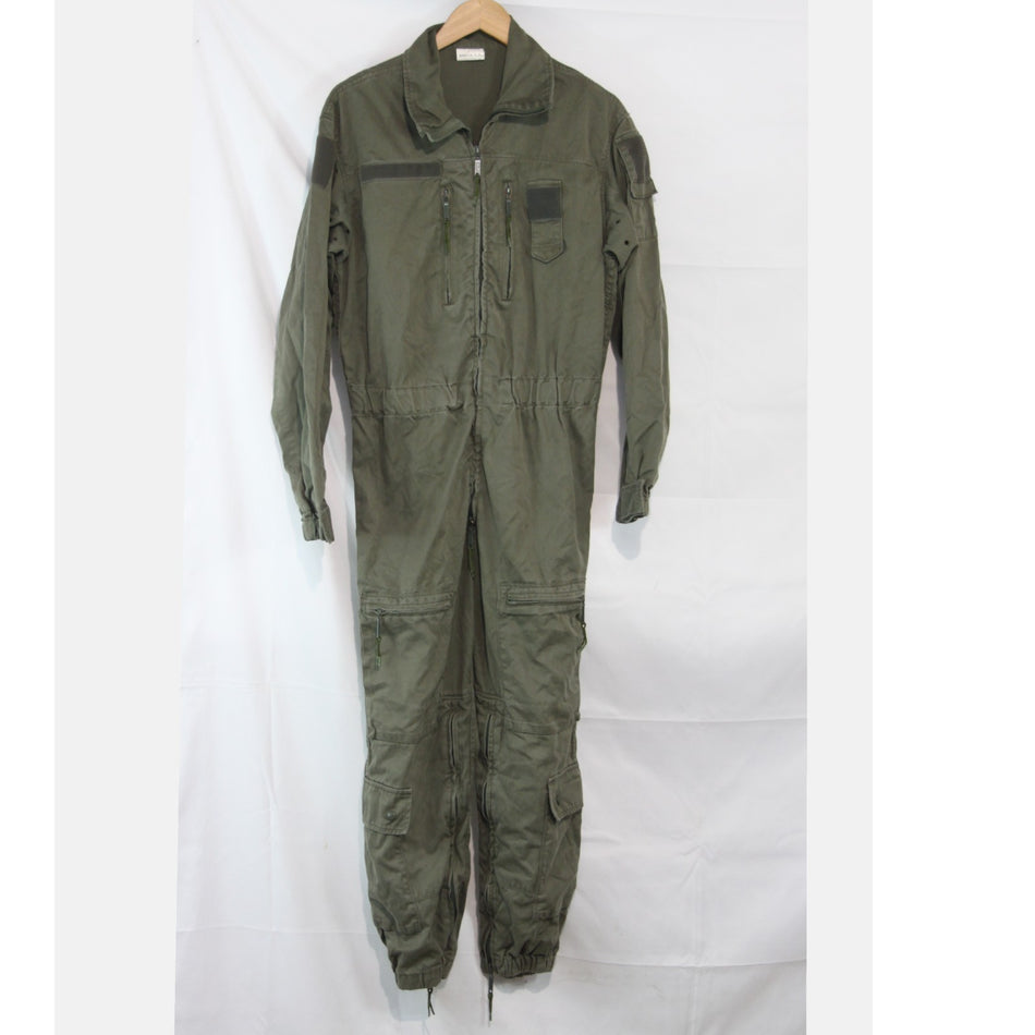 French Army AFV Coverall Olive Green Genuine Surplus 36" Chest Xshort (4170)